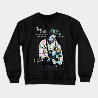 Tom Waits --Retro Style Design Crewneck Sweatshirt